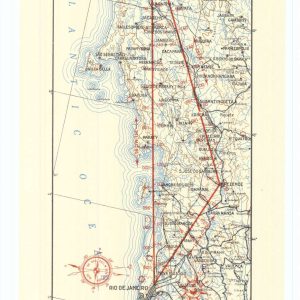 Air Strip Map - 1938