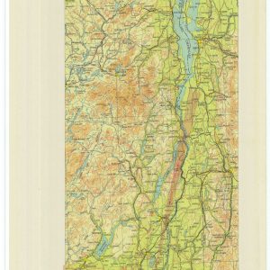 Airway Map Albany New York to Montreal Canada
