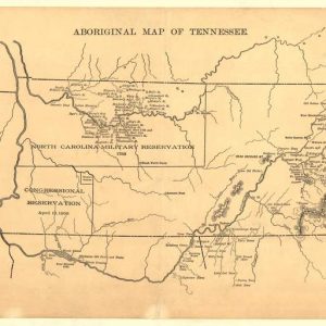 Aboriginal map of Tennessee