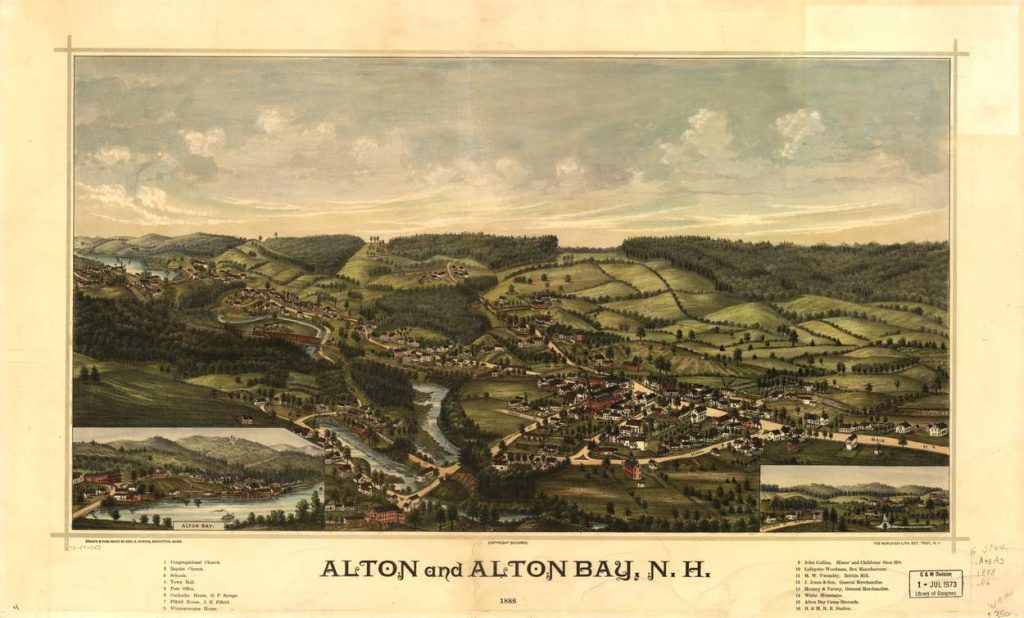 Alton and Alton Bay, N.H. 1888