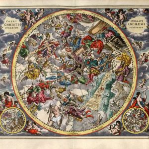Celestial Map by Andreas Cellarius- 1661