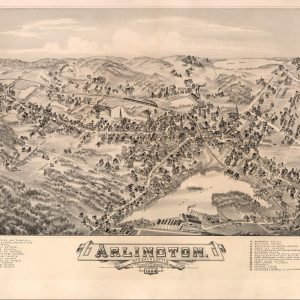Bird's-eye view Arlington - 1884