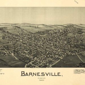 Bird's-eye View Barnesville - 1899