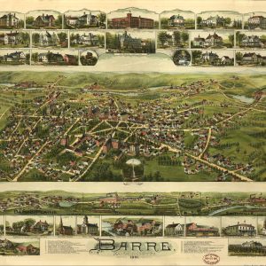Bird's-eye View Barre - 1891