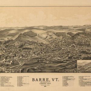 Bird's-eye View Barre, Vermont - 1891