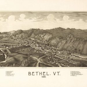 Bird's-eye View Bethel - 1886