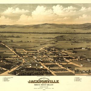 Bird's-eye view Jacksonville - 1883