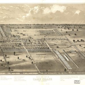 Bird's eye view Camp Chase - 1860
