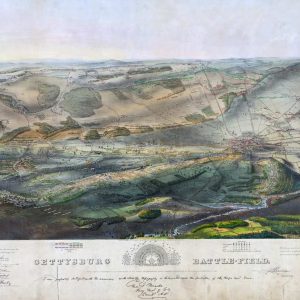 Bird's eye view of Gettysburg Battlefield - 1863