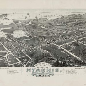 Bird's-eye view Hyannis - 1884