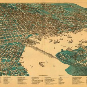 Bird's-Eye View of Jacksonville, 1893