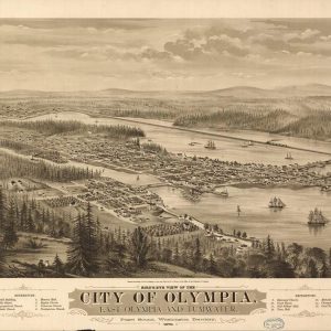 Bird's-eye view Olympia - 1879