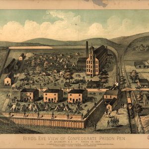 Bird's eye view of Confederate prison Salisbury 1864