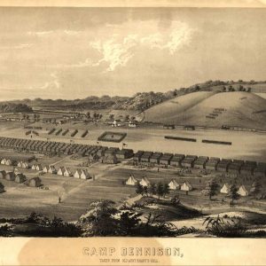 Birds-eye view Camp Dennison - 1860