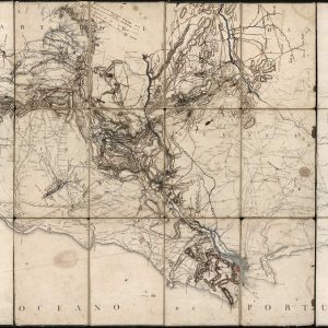 Military map Portugal - 1808