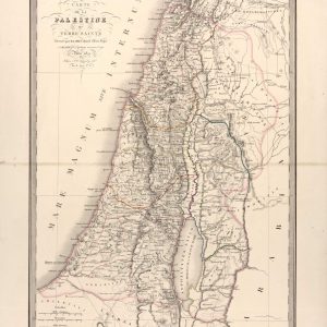 Map of Palestine or the Holy Land - 1842
