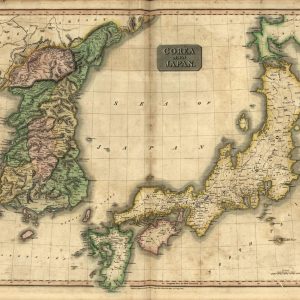 Map of Korea and Japan - 1815