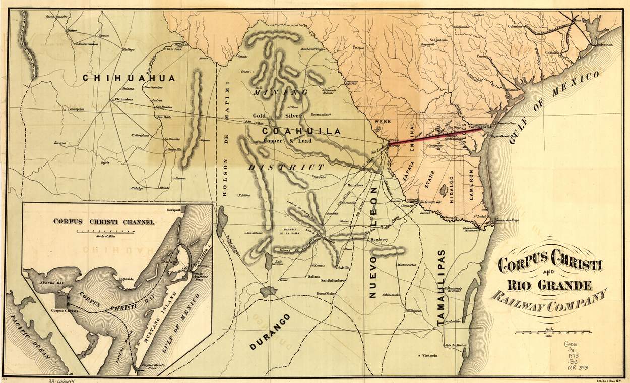 Corpus Christi and Rio Grande - 1873 Corpus Christi and Rio Grande - 1873