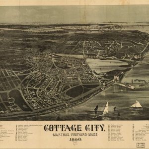 Bird's-eye view Cottage City - 1890