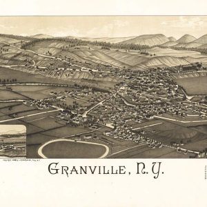 Bird's eye View Granville, N.Y. - 1886