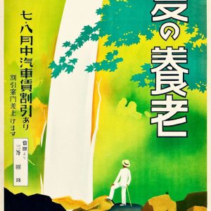 1930s Japan Travel Poster - Yōrō Falls