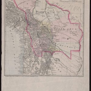Map of Bolivia - 1894