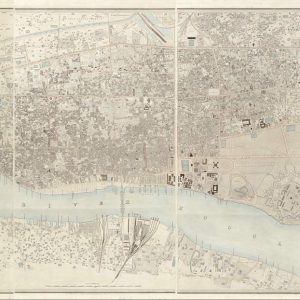 Map of Calcutta from actual survey in 1847-1849