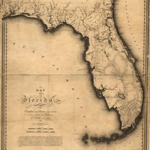 Map of Florida - 1823
