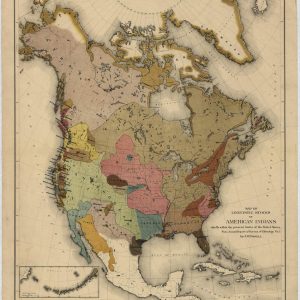 Map of linguistic stocks of American Indians
