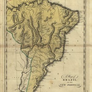 Map of Brazil, called New Portugal