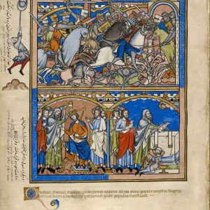 Old Testament miniatures with Latin, Persian, and Judeo-Persian inscriptions