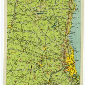 Airway Map Chicago Illinois to Milwaukee Wisconsin