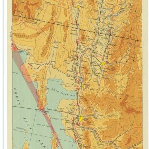 Airway Map Salt Lake City Utah to Pocatello Idaho