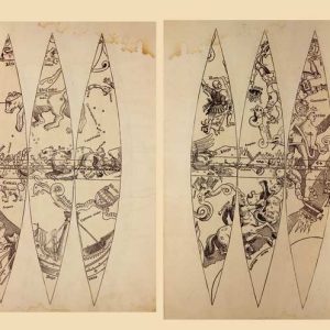 Celestial Globe Gores - 1517