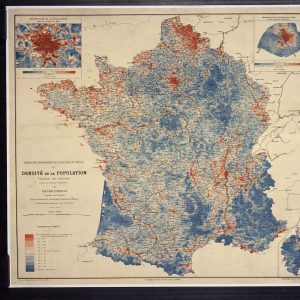 Distribution Population in France - 1887
