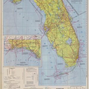 Florida Aeronautical Chart - 1956