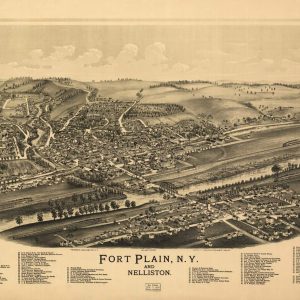 Bird’s-eye view Fort Plain and Nelliston - 1891