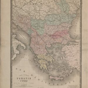 Map of European Turkey - 1816