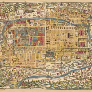 Street map of Kyoto - 1864