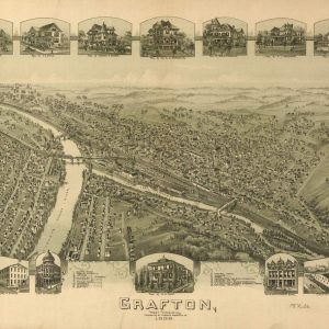 Bird’s-eye view Grafton - 1898