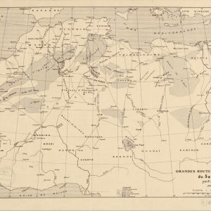 Sahara trade routes - 1890