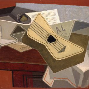 Guitar and Newspaper