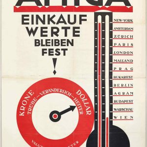 Lithograph poster 180x126cm Vienna - 1921