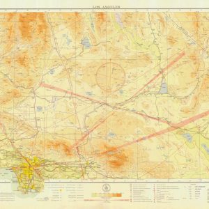 Airway Map Los Angeles - 1932
