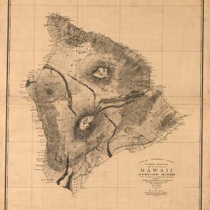 Map of Hawaii - 1886