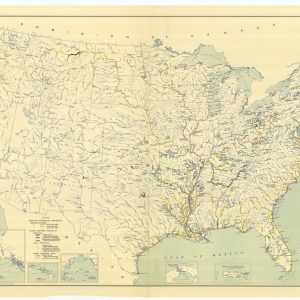 Map Showing Regular Army Activities in the United States