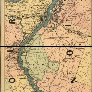 Map Mississippi River - 1862
