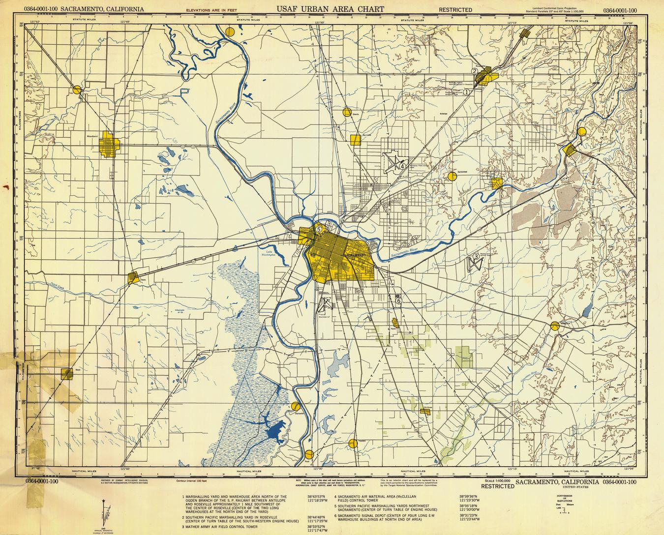 min-sacramento Sacramento - USAF Urban Area Chart