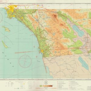 San Diego Section of U.S. Airway Map