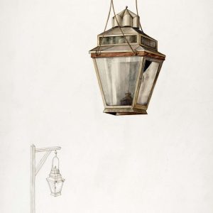 Sperm Oil Street Lamp